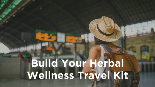 Image for root + spring's blog titled "Herbal Must-Haves for Summer Travel".