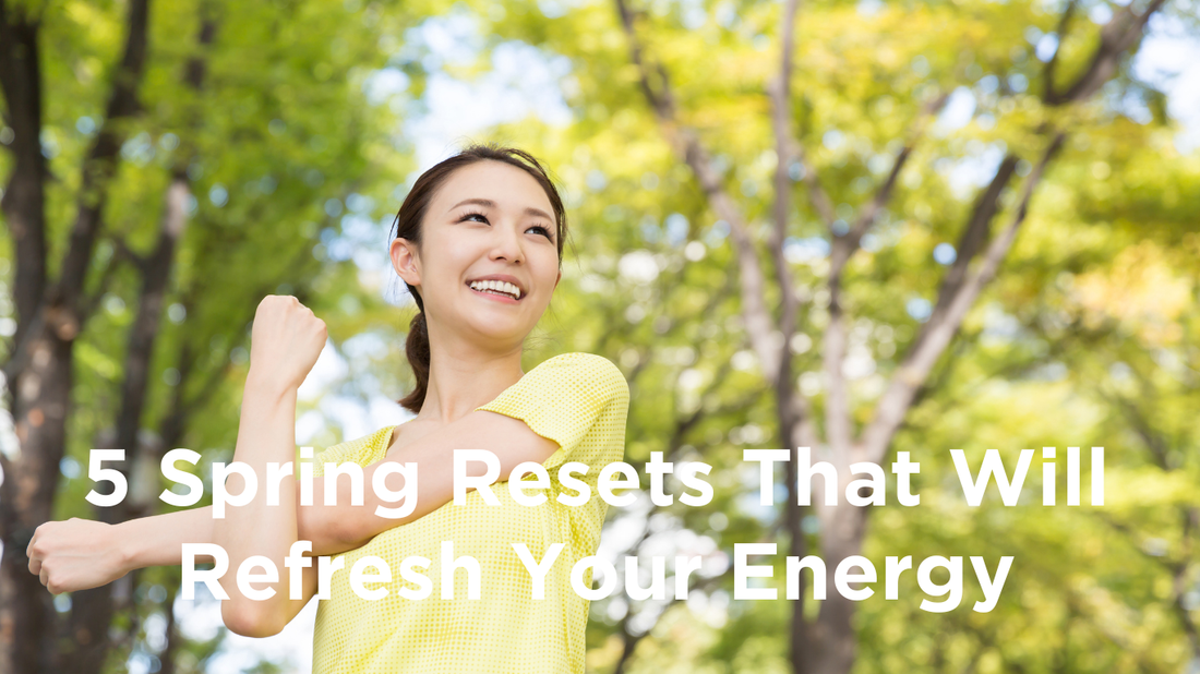 root + spring blog image for post titled: 5 Spring resets that will refresh your energy naturally