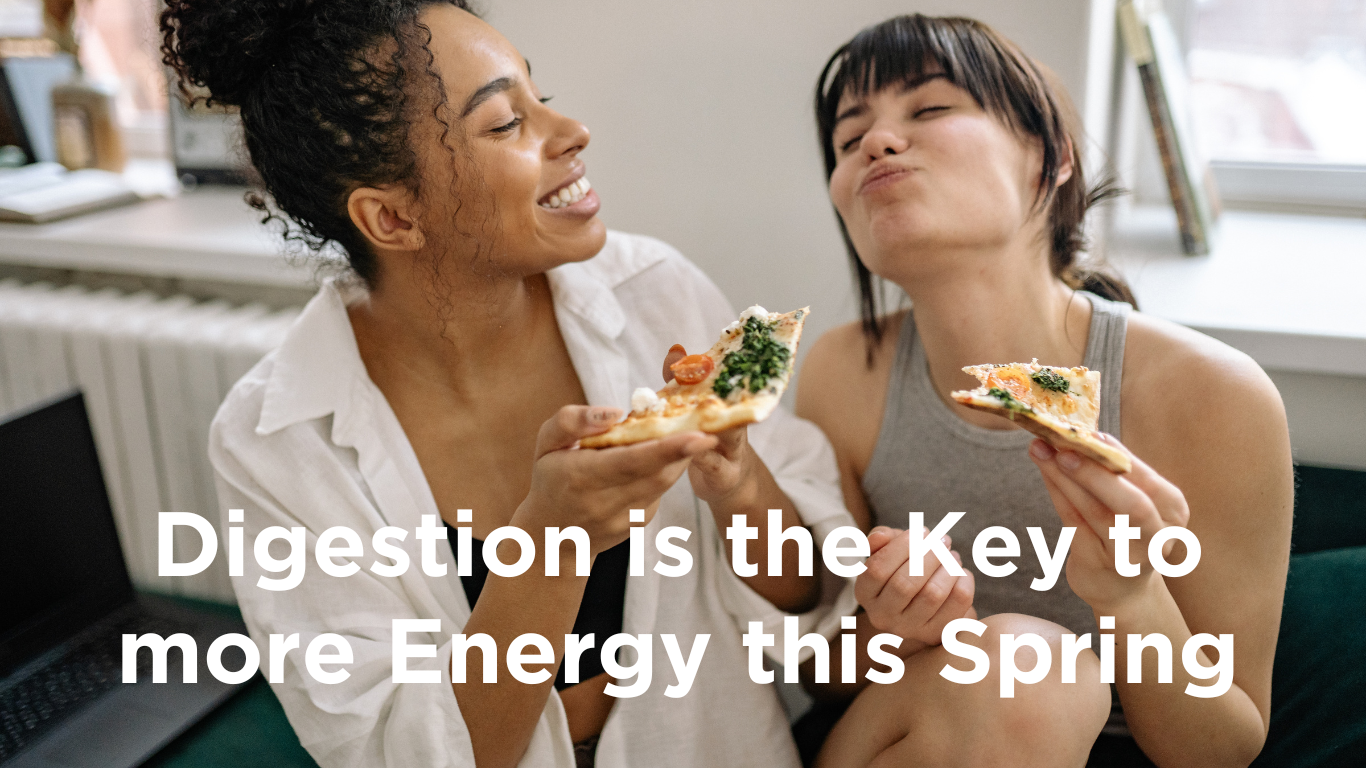 Image for root + springs blog: Digestion is the Key to Better Energy and Mood this Spring.
