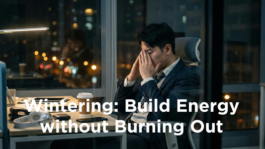 Image for root + spring's blog article titled: The Power of Wintering - How to Build Energy without Burning Out