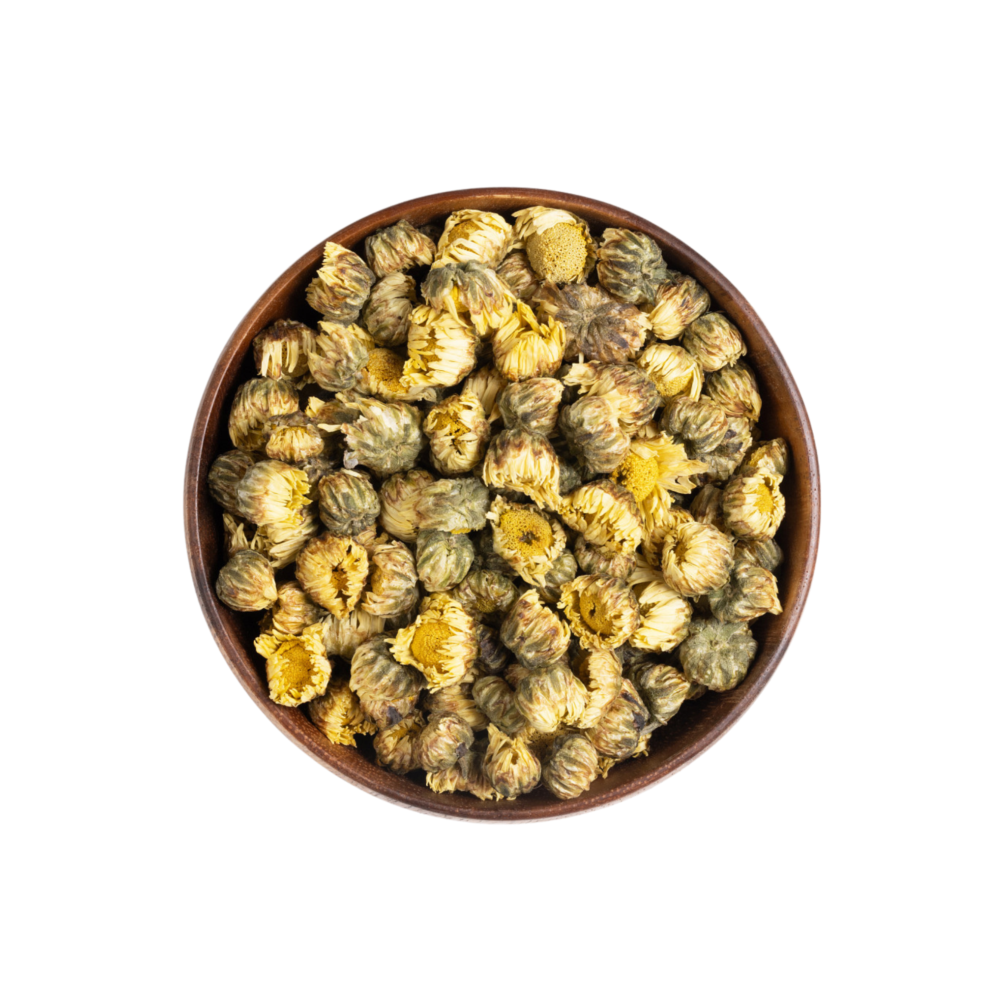Image for root + spring's premium raw herb baby chrysanthemum or tai ju out of the bag