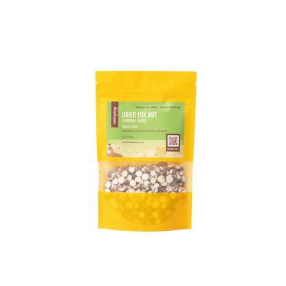 Image for root + spring's premium raw herb dried fox nut (euryale seed) or qian shi.