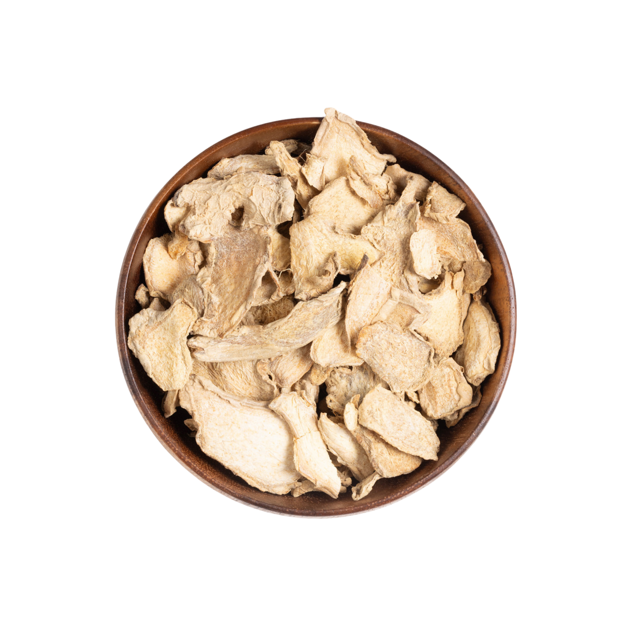 Image for root + spring's premium raw herb dried ginger or an jiang out of the bag