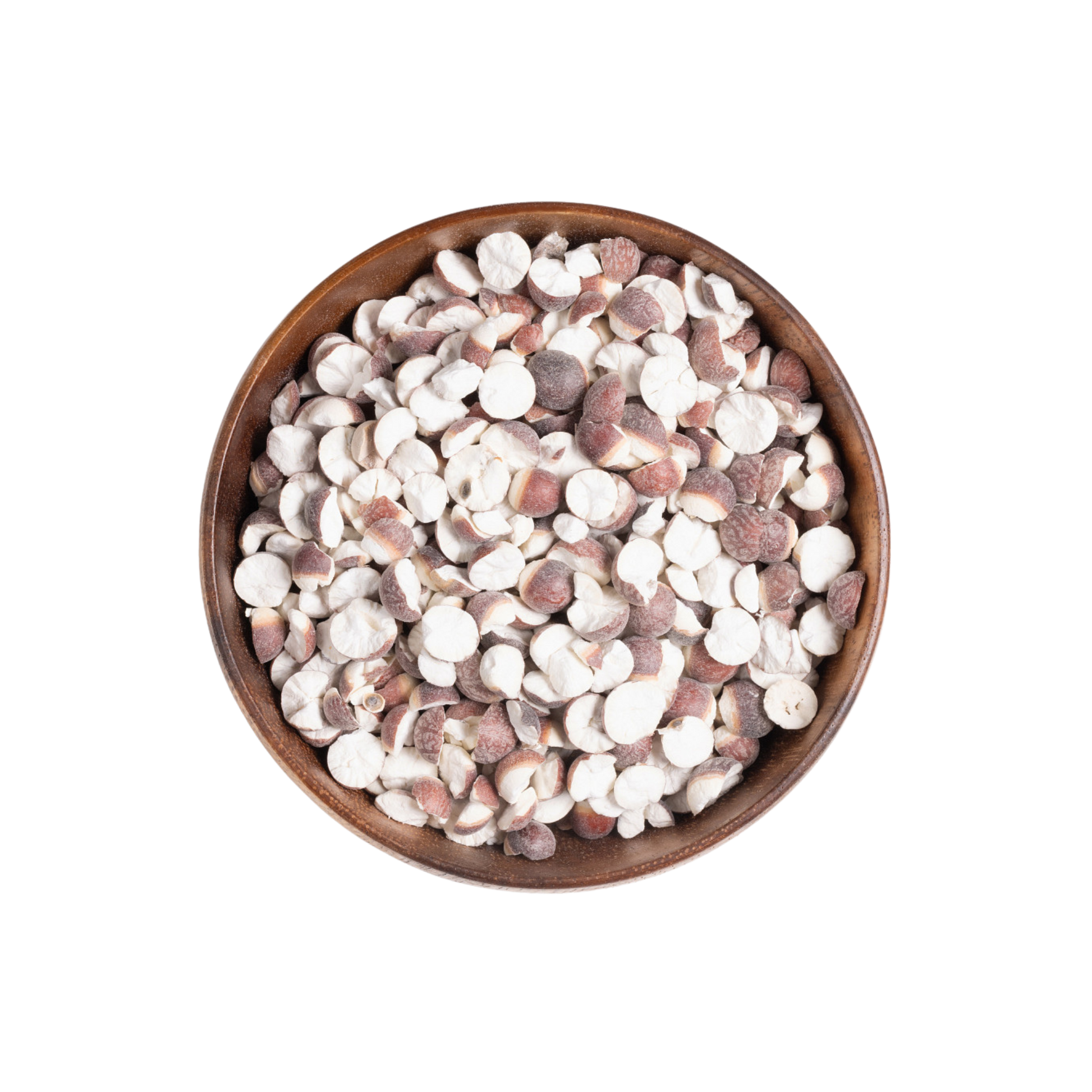 Image for root + spring's premium raw herb dried fox nut (euryale seed) or qian shi out of the bag.