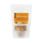 Image of packaging for root + spring's Dried Ginger & Palm Coconut "Beat the Bloat" Chinese Herbal Tea Mix.