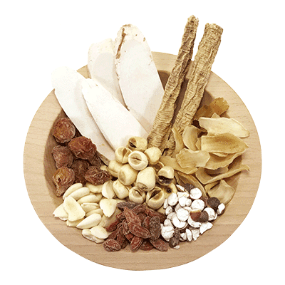 Image of ingredients for root + spring's Chinese herbal broth and soup kit for detoxification or "yeet hay".