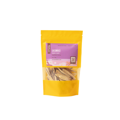 Image for root + spring's premium raw herb licorice or gan cao.
