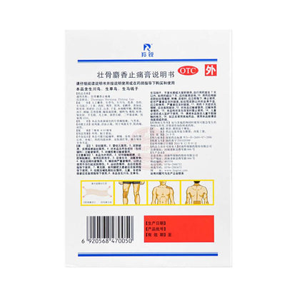 Image of Lingrui Pain Relief Patch, pack of 10 plasters.