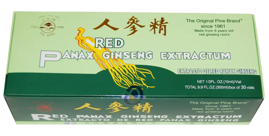 Pine Brand Red Panax Ginseng Extract with Alcohol, 30x10cc