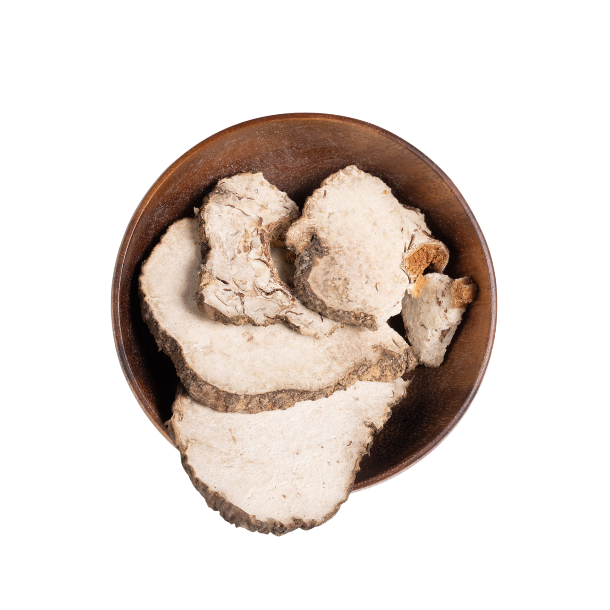 Image for root + spring's premium raw herb poria mushroom (tuckahoe) or bao mu fu shen out of the bag.