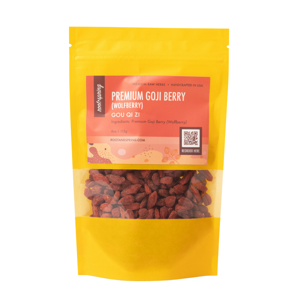 Image for root + spring's remium raw herb goji berry (wolfberry) or gou qi zi.