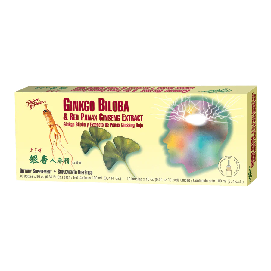 Ginkgo Biloba & Red Panex Ginseng Essence Extract