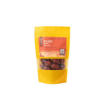 Image for root + spring's premium raw herb red dates (jujube) or hong zao.