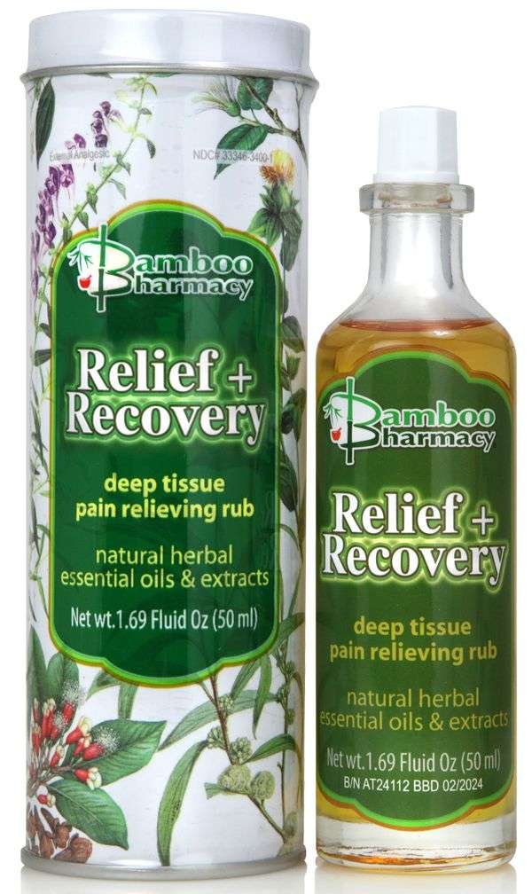 image of Relief & Recovery Pain Relieving Rub - by Bamboo Pharmacy
