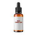 Image of amber colored dropper bottle with the label of 'image coming soon'.