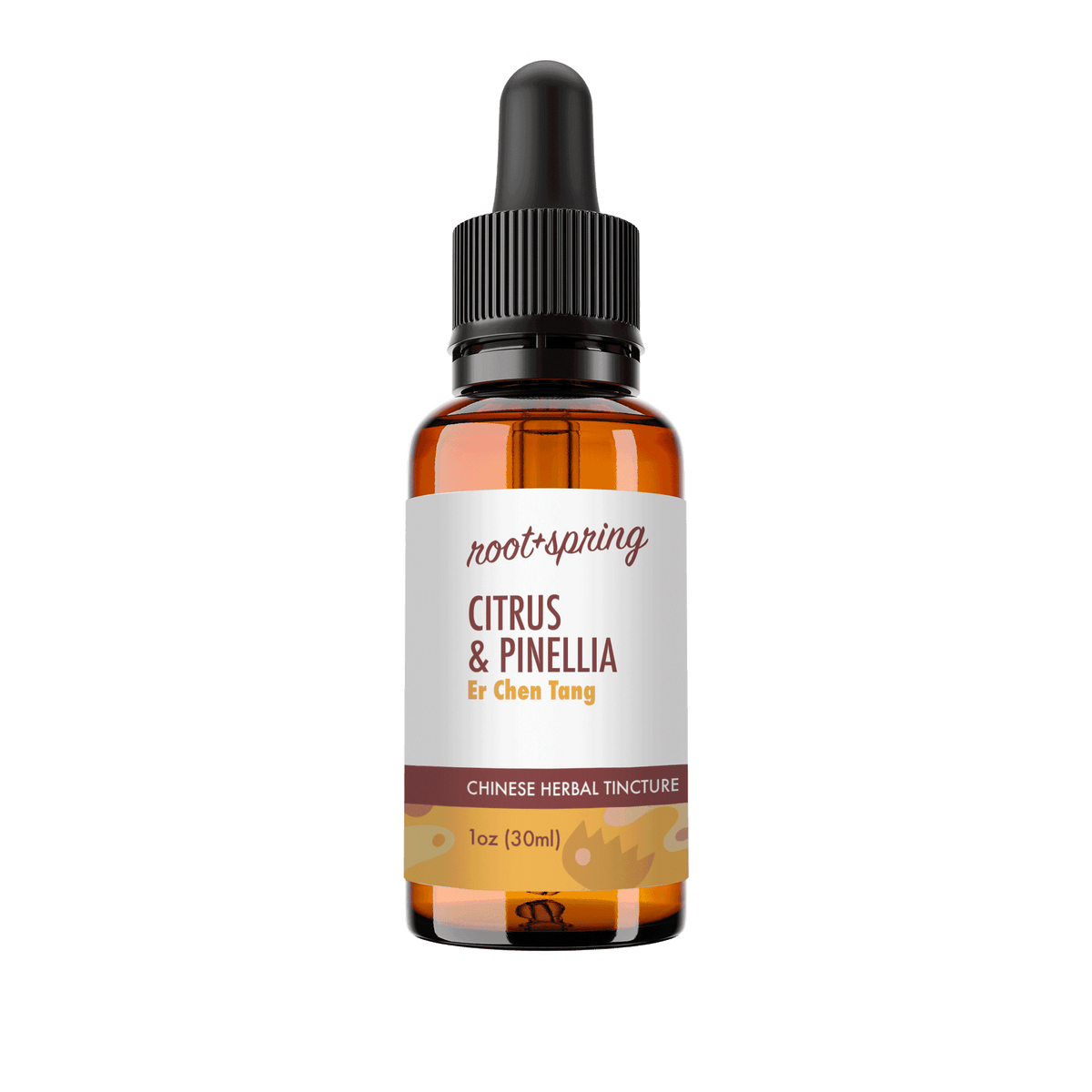 image of the bottle of Citrus & Pinellia (Er Chen Tang) Herbal Tincture by root+spring